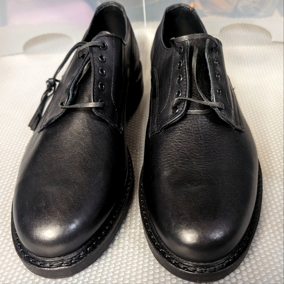 Allen Edmonds Cyrus NWOT 8.5 black leather‎ classic lace up oxford shoes